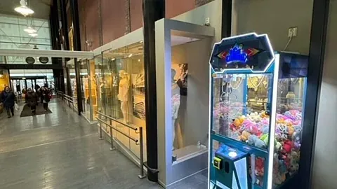 Klyomaskin på senter.